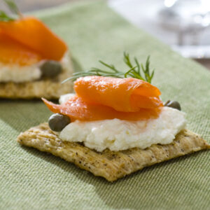 Smoked Roasted Salmon Toppers
