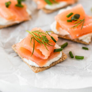 Smoked Roasted Salmon Bites